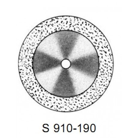 DISC S 910/190 (200) (0,17 mm) двухст.край  — фото №1