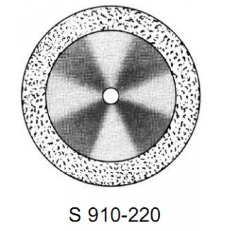 DISC S 910/220 (0,17 mm) двухст.край  — фото №1