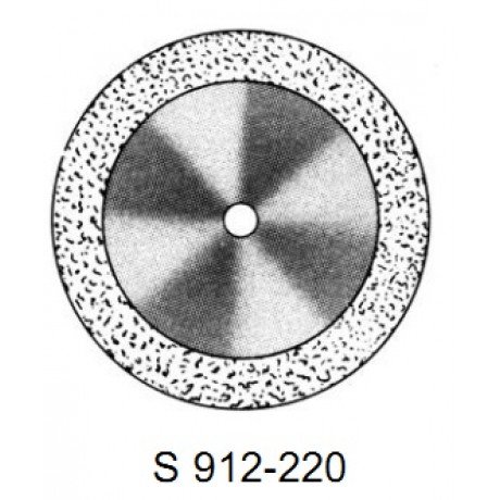 DISC S 912/220 (0,12 mm) верх.край  — фото №1