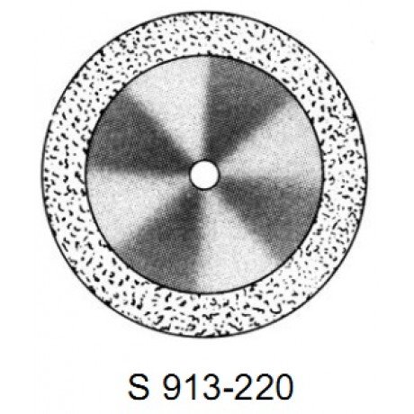 DISC S 913/220       (0,12 mm) низ.край  — фото №1