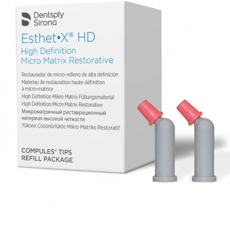 Esthet X HD, (капсулы 10шт) цвет A-E  - улучшенный микроматричный композит, Dentsply  (Эстет Икс)