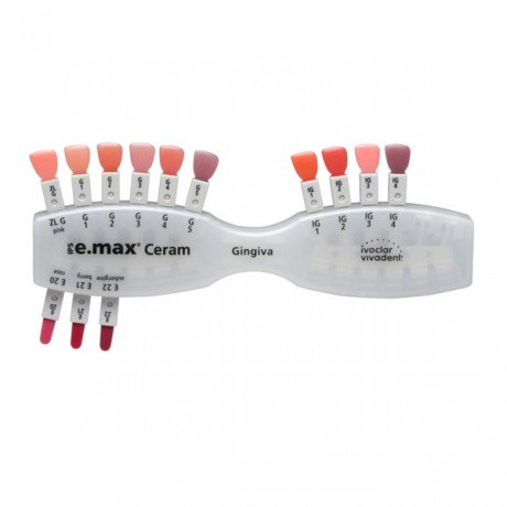 Расцветка десневых масс IPS e.max Ceram Gingiva Shade Guide, IVOCLAR