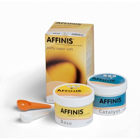 Аффинис Патти Супер Софт (2*300 мл) А-силикон, база, Coltene (Affinis Putty Super Soft)  — фото №1