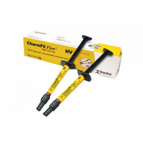 ЧамФил Флоу HV A2 (2шпр*2г) жидкотекучий композит высокой вязкости, DentKist (CharmFil Flow)
