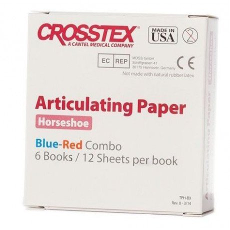 Копирка бумага CROSSTEX 71мик. прямая красно/синяя (12*12=144 листа) Кросстекс