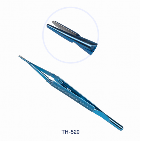 ТН-520 Иглодержатель микрохирургический прямой,180 мм, трехшарнирный, Микрохирургические Технологии  — фото №1