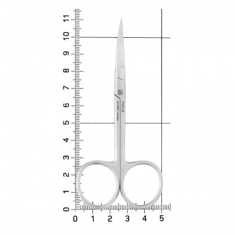AC 649/11 Ножницы хирургические стандартные изогнутые, 11,0 см, зубчатые, NOPA  — фото №1