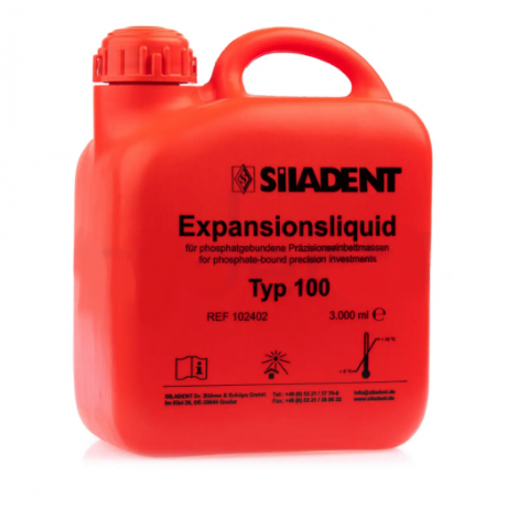 Паковочная масса Expansionliquid Typ 100, жидкость (3л) Siladent   — фото №1