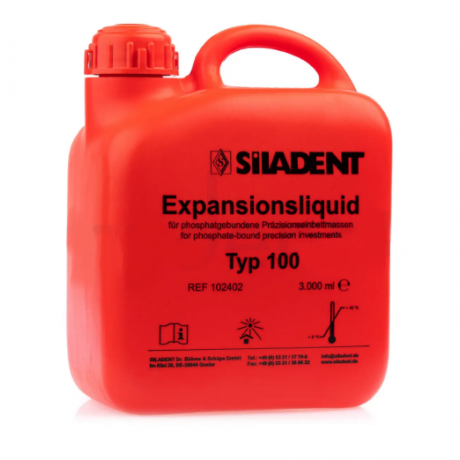 Паковочная масса Expansionliquid Typ 100, жидкость (3л) Siladent 