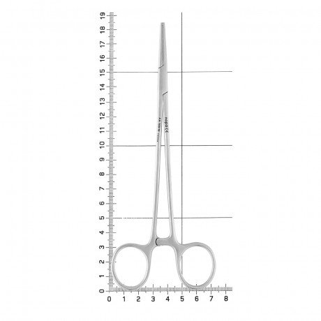 AA 158/18 Щипцы для артерии прямые с зубцом Halsted, 18,5 см, NOPA  — фото №1