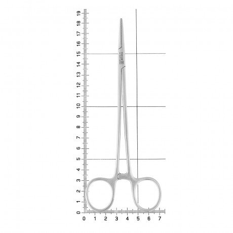 AA 156/18 Щипцы для артерии прямые Halsted, 18,0 см, NOPA  — фото №1