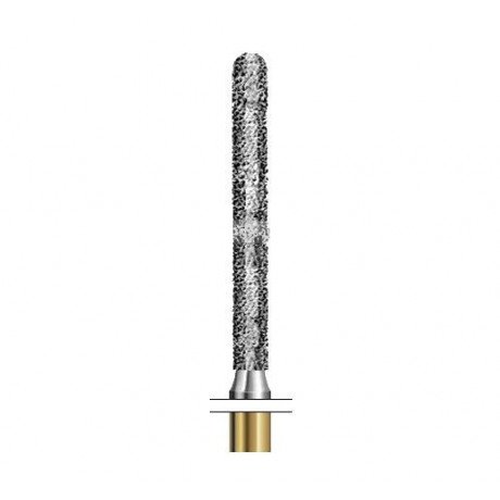 Бор алмазный S6882L.314.014 (5 шт) Форма: цилиндрический, со скругленным кончиком. Komet Dental