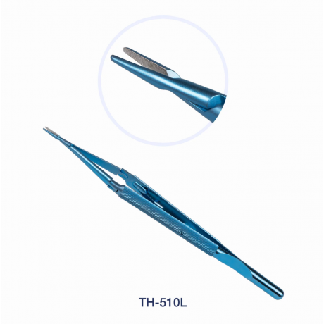 ТН-510L Иглодержатель микрохирургический прямой,180 мм, трехшарнирный, Микрохирургические Технологии  — фото №1