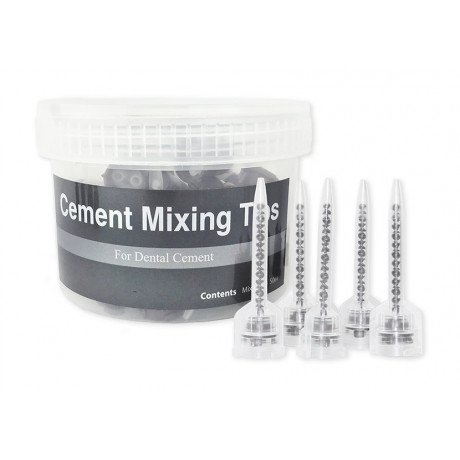 Смесители прозрачные 1:1 (EsTemp, EsTemp Implant) 50шт/уп, Spident (Cement Mixing Tips)  — фото №1