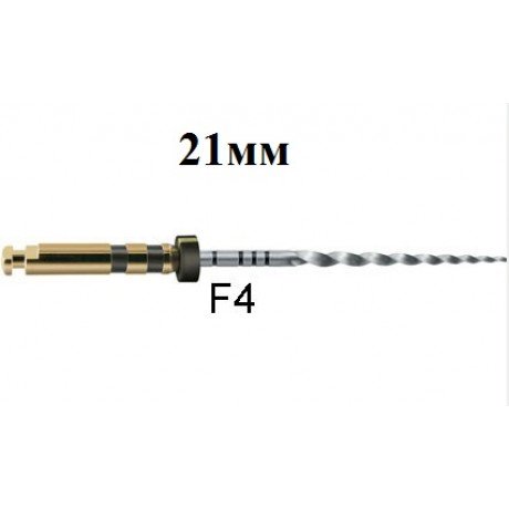 ПроТейпер Universal машинный 21 мм F4 (6 шт/уп) Черный, Dentsply  — фото №1