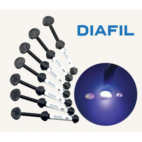 Диафил Цвет A3O (1 шпр*4 г) универсальный наногибридный композит, DiaDent (DiaFil)   — фото №1