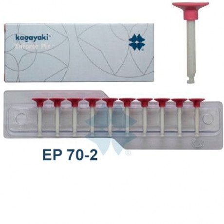 Энфорс Пин ДИСК (10шт) КРАСНЫЙ(средний), полир уретановый финишный для всех реставраций, Кагаяки (Kagayaki Enforce Pin)  — фото №1