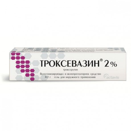 Троксевазин, гель 2% (40 г) Балканфарма - Троян АД  — фото №1