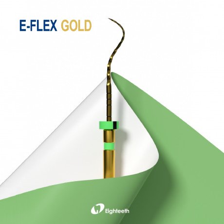 Е-Флекс Голд файл 25мм ассорти .04 №15-40 (6 шт/уп) Eighteeth (E-Flex Gold)  — фото №1