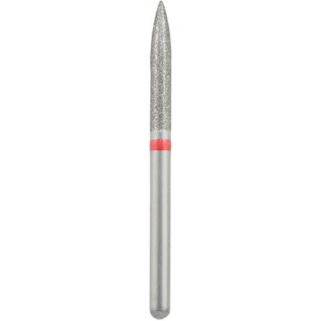 Бор алмазный 863-016F-FG (1шт) форма конус, мелкое зерно, NTI  — фото №1
