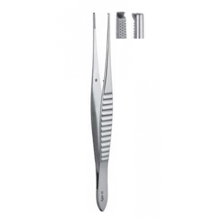 Пинцет хирургический прямой Gilles, 15,0см, AGILE