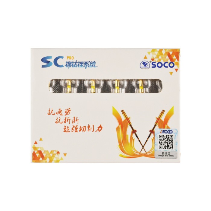 Файл SC PRO машинный 25мм 02/19 (6шт.) с памятью формы SOCO (СОХО) — фото №2