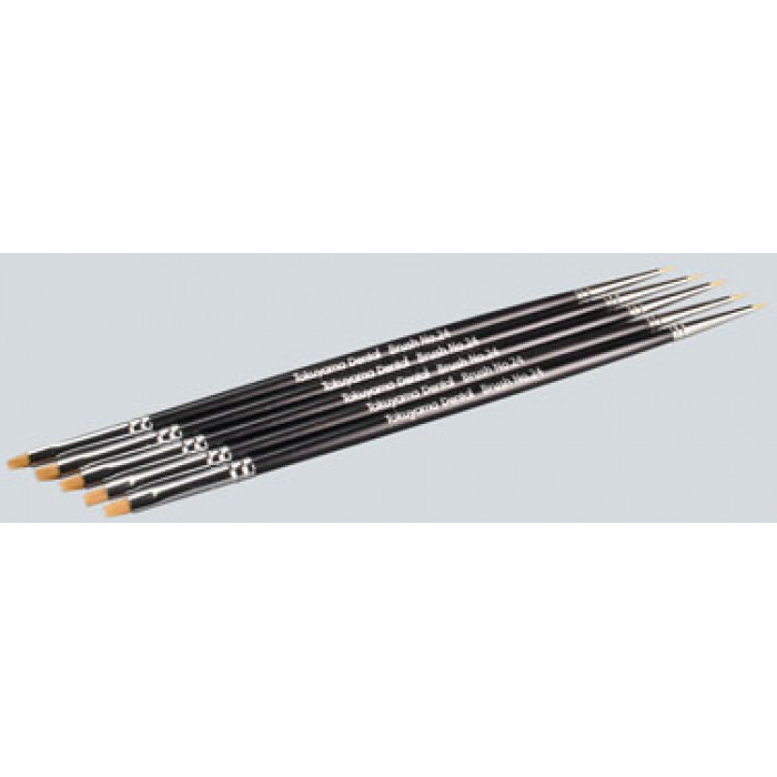 Кисть Estelite Omega artist's brush (1шт) для красителей, двухсторонняя, Tokuyama 