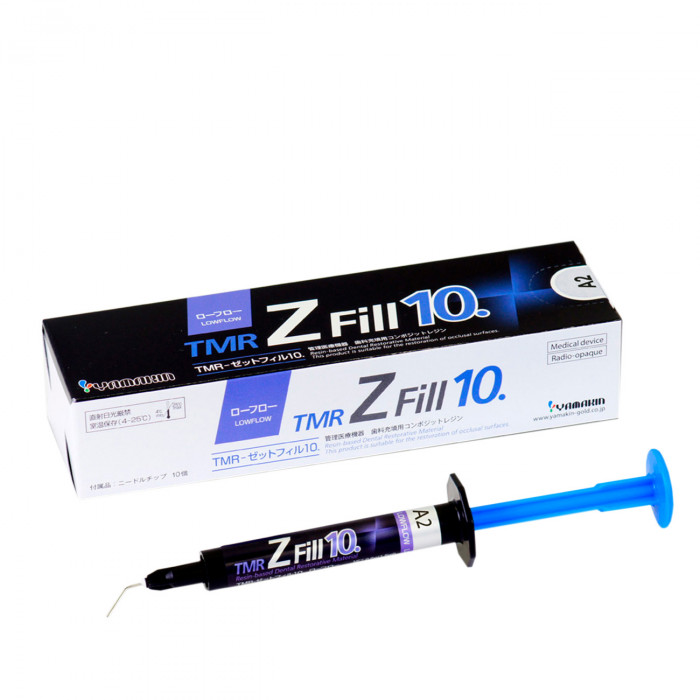 ТМР Зет Филл 10 Лоу Флоу A2 (1 шпр*1,5 мл) текучий цирконосодержащий светодиффузионный композит, Ямакин (YAMAKIN TMR Z Fill 10 LowFlow A2)