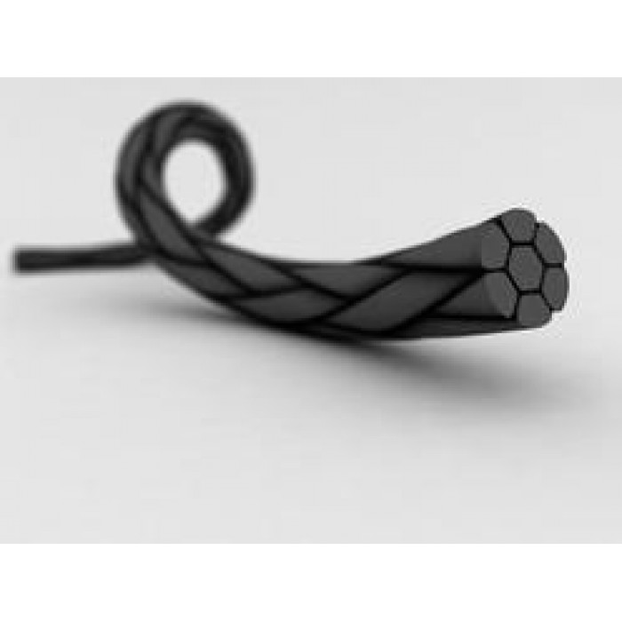 Шелк №2 (25шт), черный, 75см, кол., 20мм, 1/2  "Линтекс"