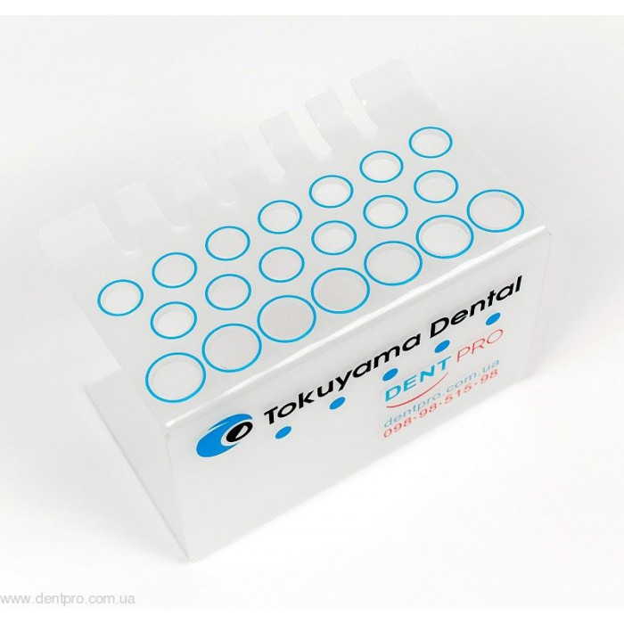 Подставка для шприцев (20 отверстий)(220х100х120/70 мм) для композитов Tokuyama