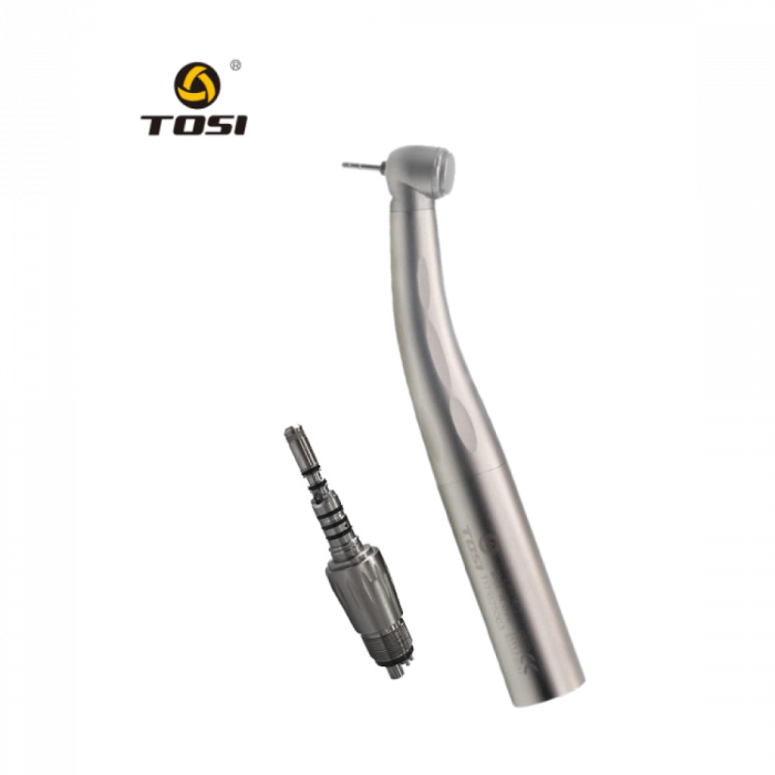 Наконечник турбинный, кнопочный, подсветка, 4-х канальный, для разъёма стандарта KaVo (закрытый ротор)(TX-162) TOSI