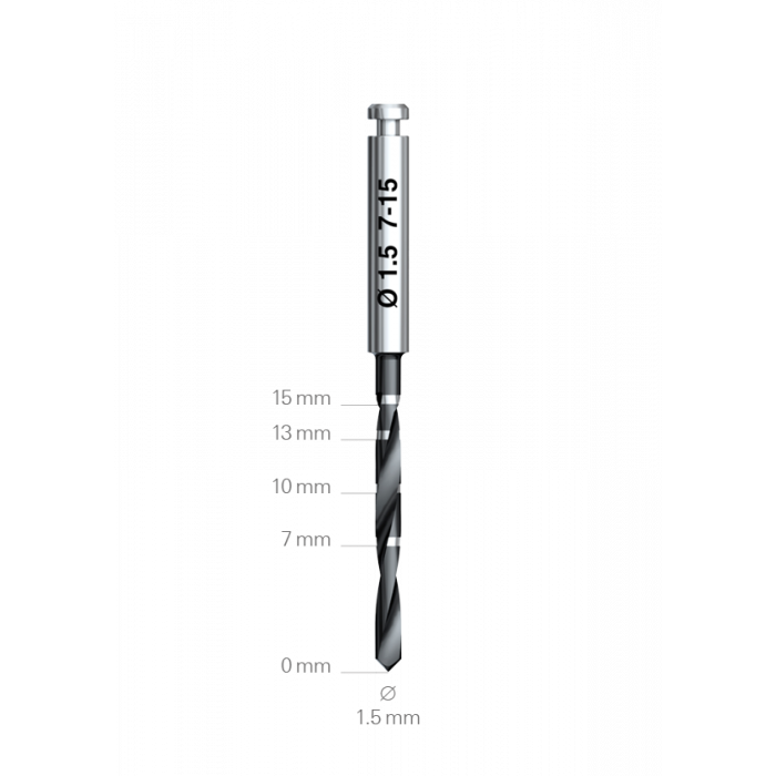 Сверло 1,5 мм длина 7-15 мм (1 шт) Nobel Biocare