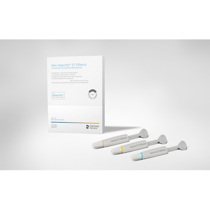 Нео Спектра ST Эффектс Стартовый набор ШПРИЦЫ (3 шт*3 г) универсальный композит высокой вязкости, Dentsply (Neo Spectra™ ST Effects Intro Kit)