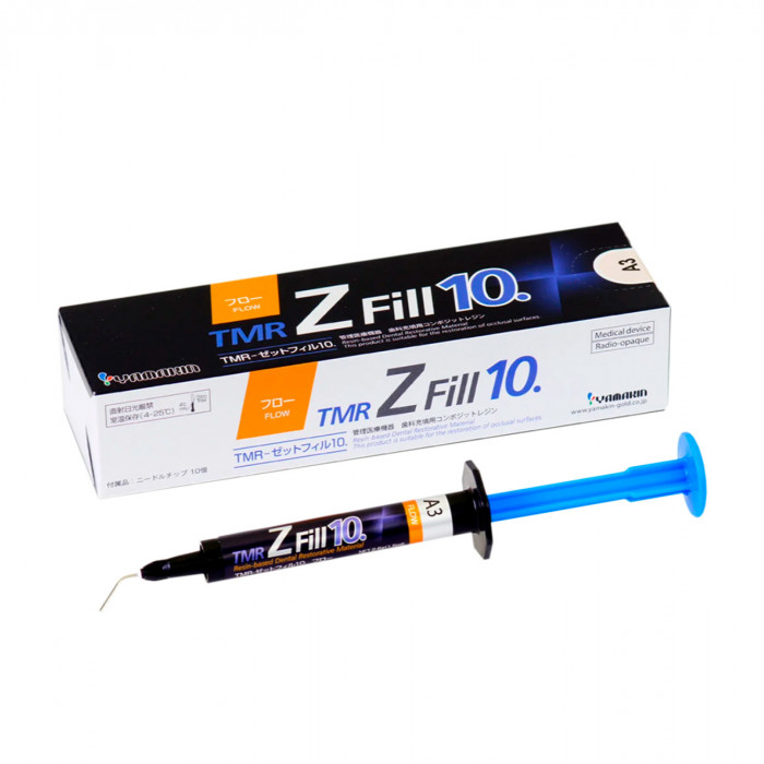 ТМР Зет Филл 10 Флоу A3 (1 шпр*1,5 мл) жидкотекучий цирконосодержащий светодиффузионный композит, Ямакин (YAMAKIN TMR Z Fill 10 Flow A3)