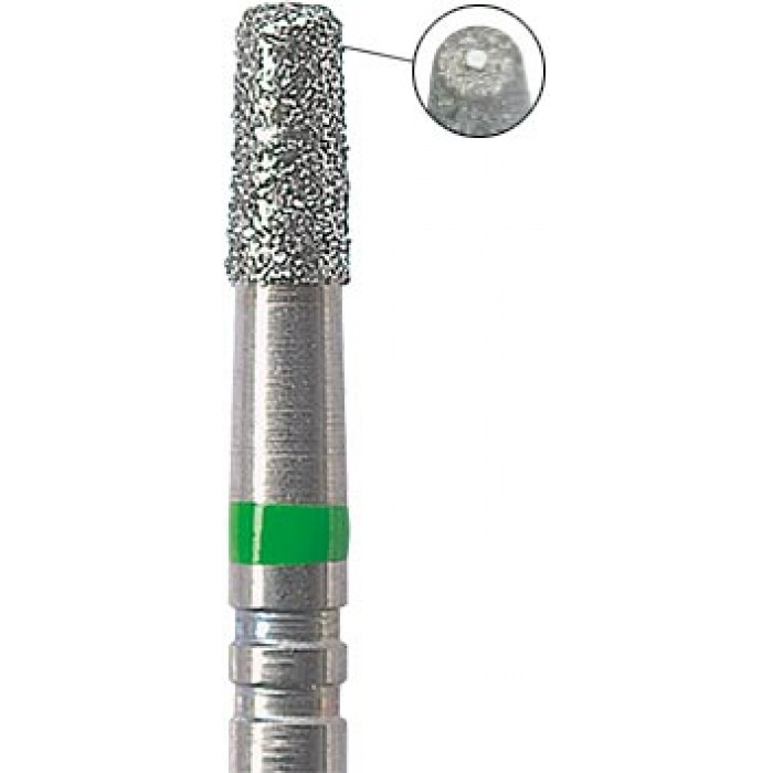 Бор алмазный 845KRS-017C-FG (1шт) форма конус круглый кант, крупное зерно, NTI