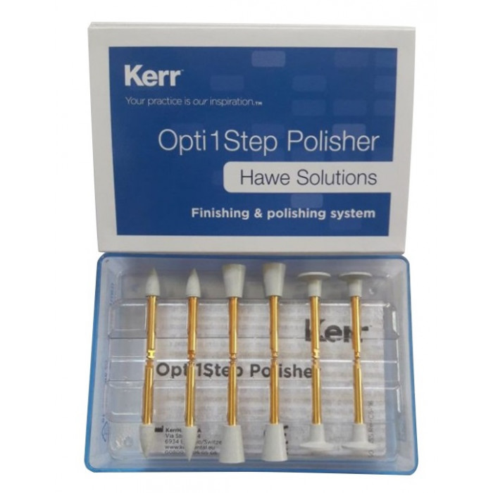 Opti1Step  Набор (12 шт/уп) - Полиры для композитов Оптистеп, KERR