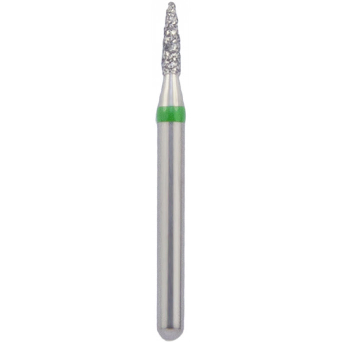 Бор алмазный 860-010C-FG (1шт) форма конус, остроконечный, крупное зерно, NTI