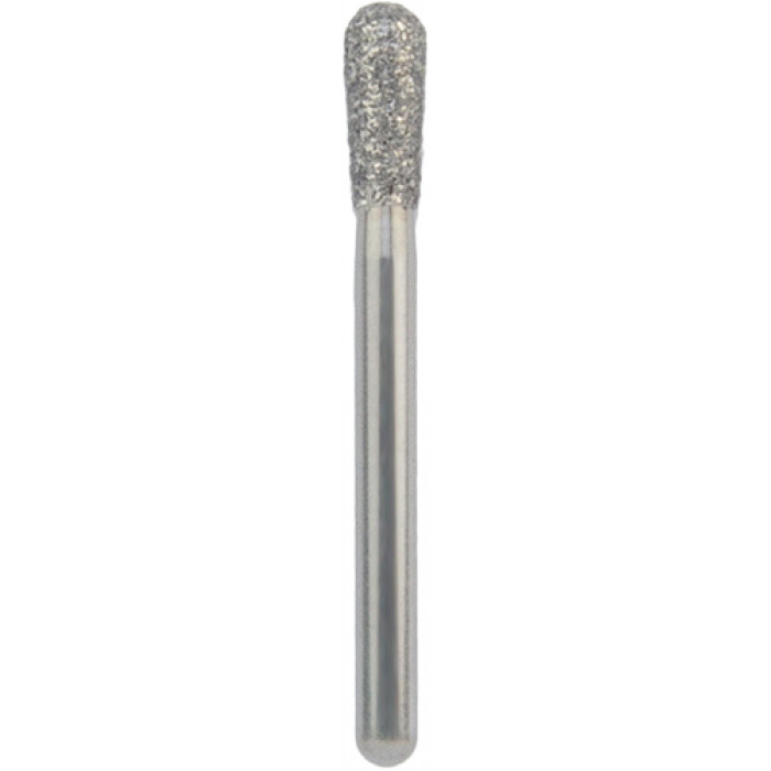 Бор алмазный 830L-021M-FG (1шт) форма грушевидный длинный, мелкое зерно, NTI Бор алмазный 830L-021M-FG (1шт) форма грушевидный длинный, мелкое зерно, NTI — фото №1