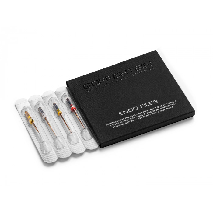С-Флекси файл 31мм Ассорти (7 шт/уп) Goffshtein Dental Development (S-Flexi) 