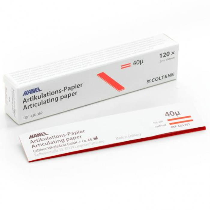 Копирка бумага HANEL 40мик. 480352 прямая красная (120листов) Coltene