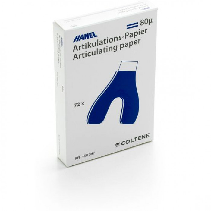 Копирка бумага HANEL 80мик. 480367 подкова синяя (72листа) Coltene