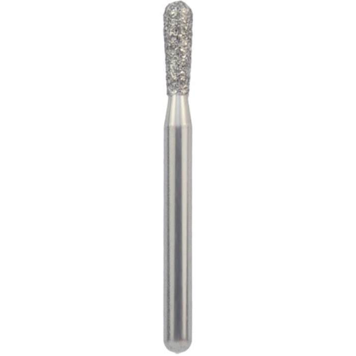 Бор алмазный 830L-016M-FG (1шт) форма грушевидный длинный, мелкое зерно, NTI Бор алмазный 830L-016M-FG (1шт) форма грушевидный длинный, мелкое зерно, NTI — фото №1