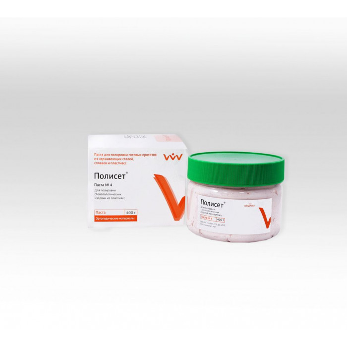 Полисет №4 (400 г) Паста для полирования изделий из пластмасс, ВладМиВа