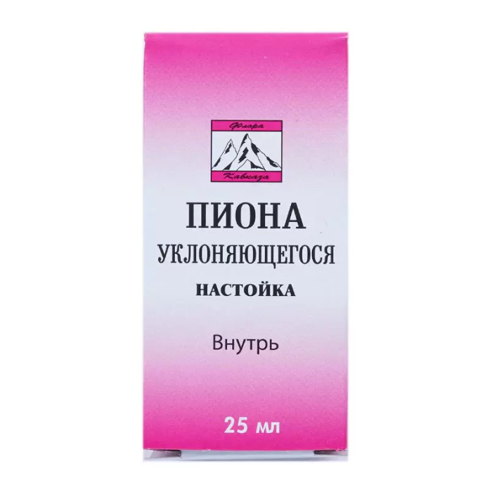 Пиона уклоняющегося настойка (25 мл) Флора Кавказа — фото №2