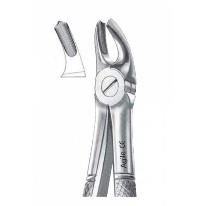 Щипцы для удаления зубов №39R детские верхние, моляры, AGILE
