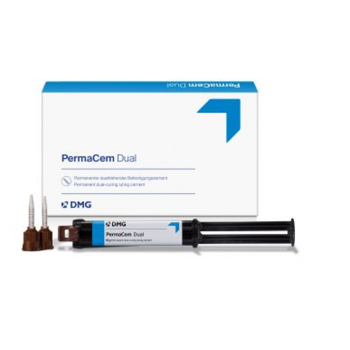 Пермацем Smartmix Dual (2шпрх10г) цемент двойного отверждения для фиксации, DMG (PermaCem)