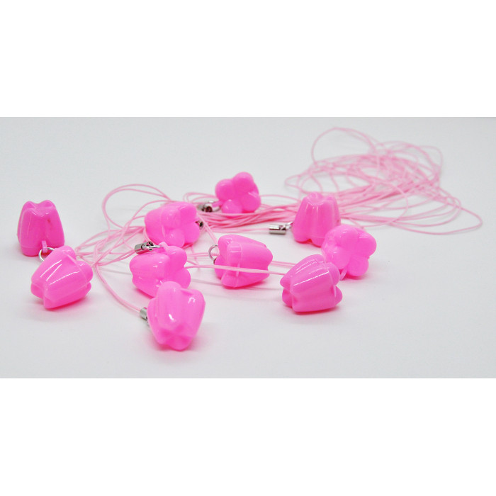 Контейнер для молочных зубов «Зубик» розовый (10 шт.)