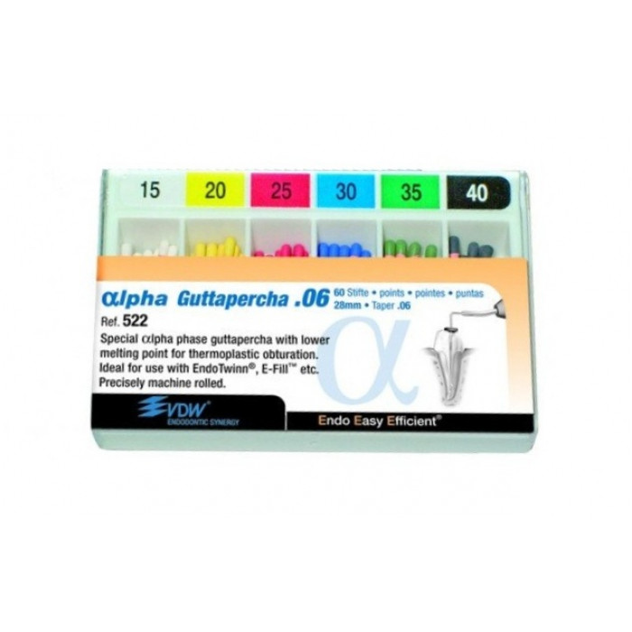 Альфа гуттаперча .06 №35 (60шт)