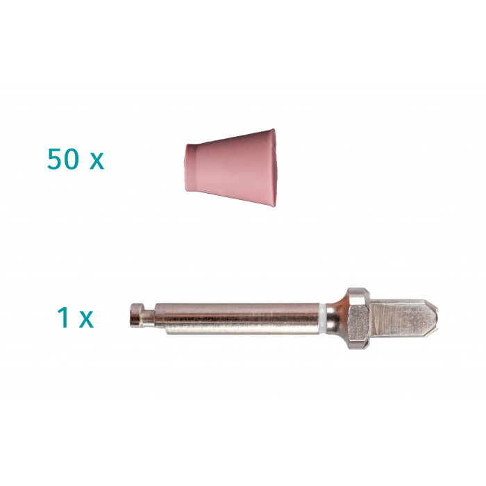 Энсмарт (50 шт + 1 мандрель), силиконовые полиры, мягкий, чашка, Кагаяки (Kagayaki Ensmart)