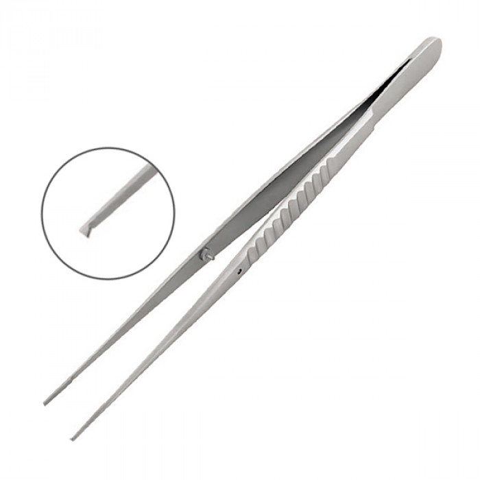 22-41 Пинцет микрохирургический прямой, 180 мм, HLW